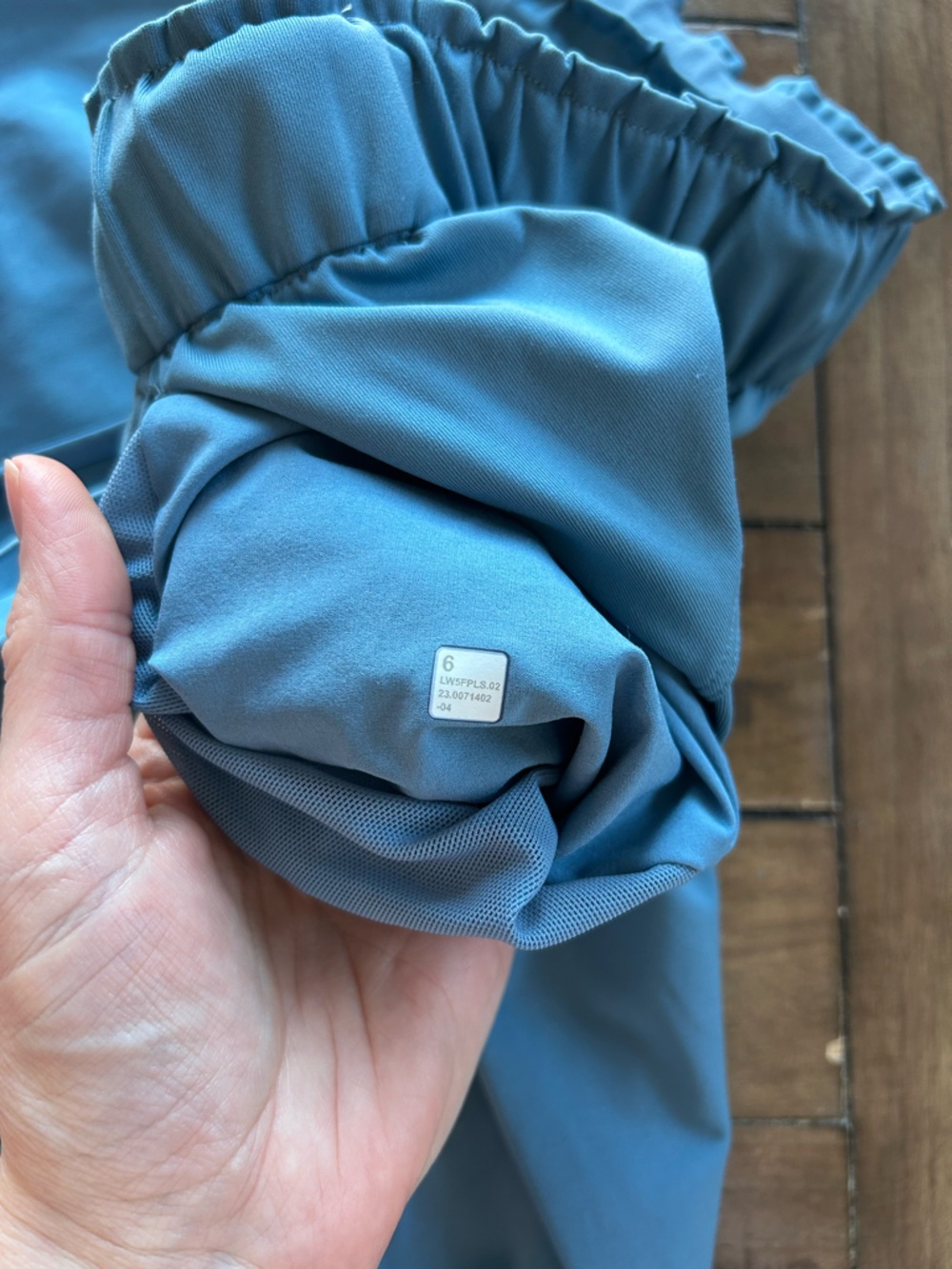 Lululemon Stretch Pull On High Rise Blue Jogger Pants 6 - Picture 8 of 12